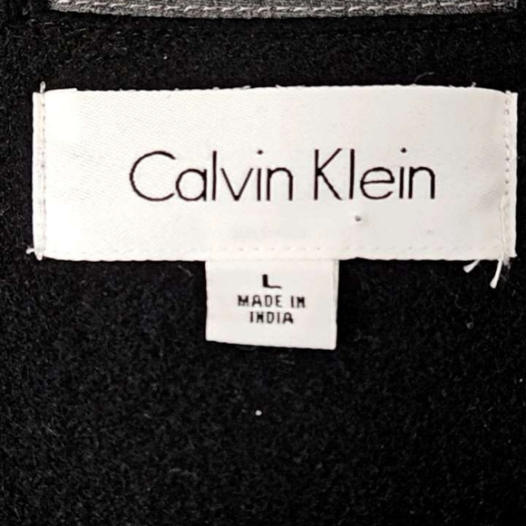 Calvin Klein Bomber Jacket Size Large • Wool Blend - Picture 8 of 16